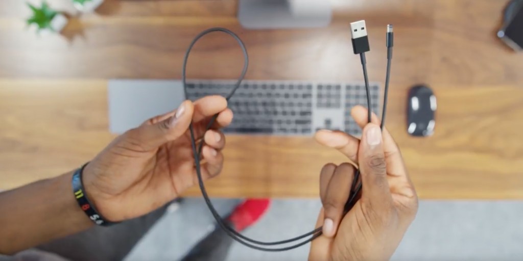 iMac Pro comes with a special black Apple Lightning cable 9to5Mac