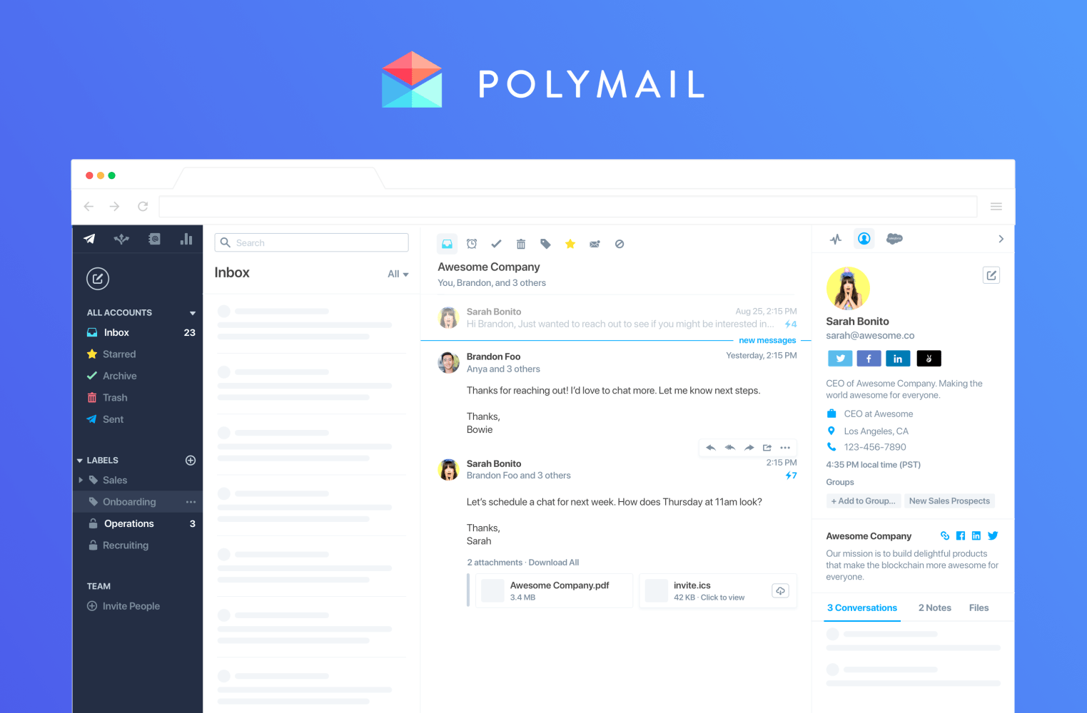 Popular Ios Email Client Polymail Update Now Includes Web