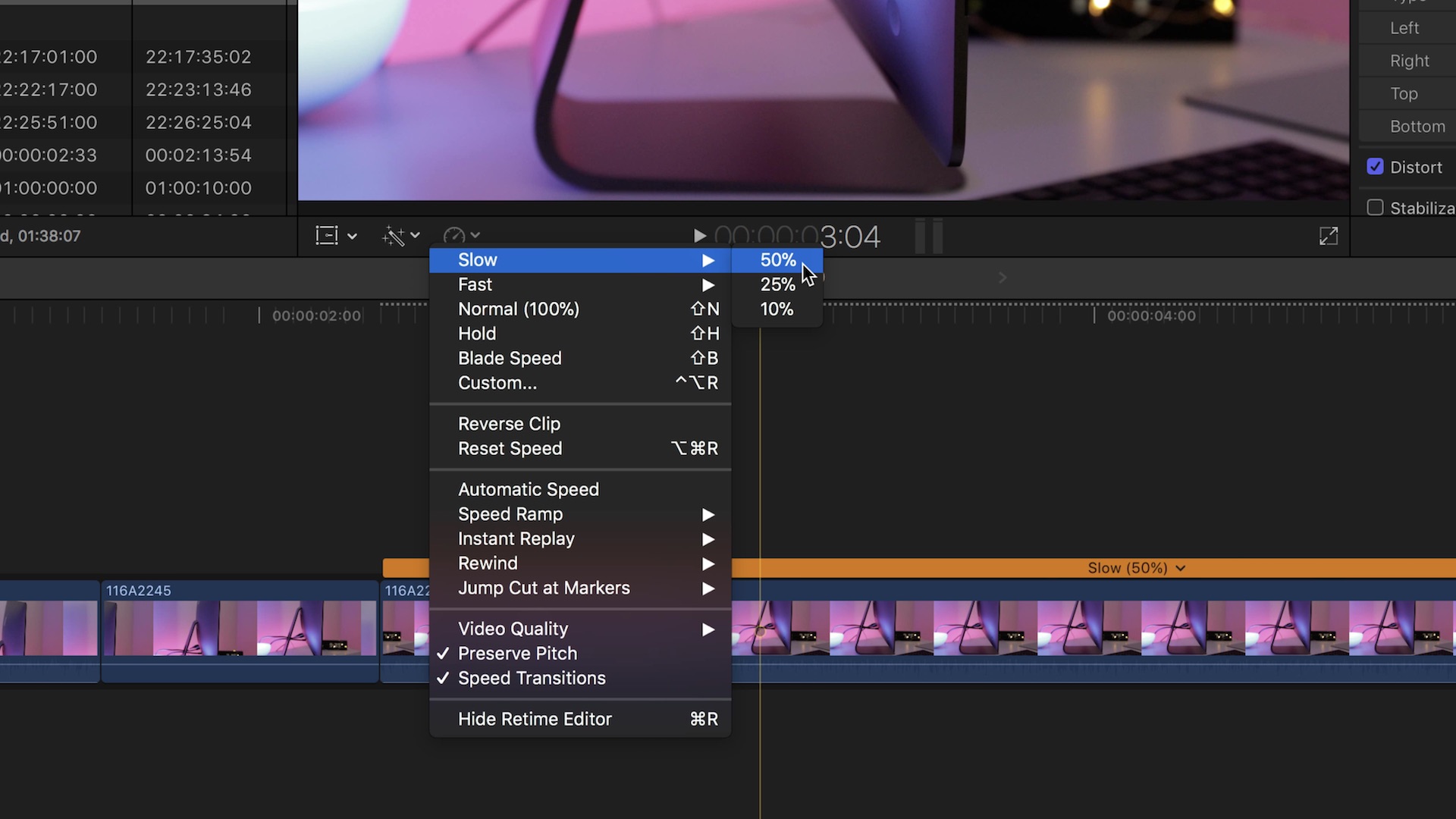 video player os x slow motion