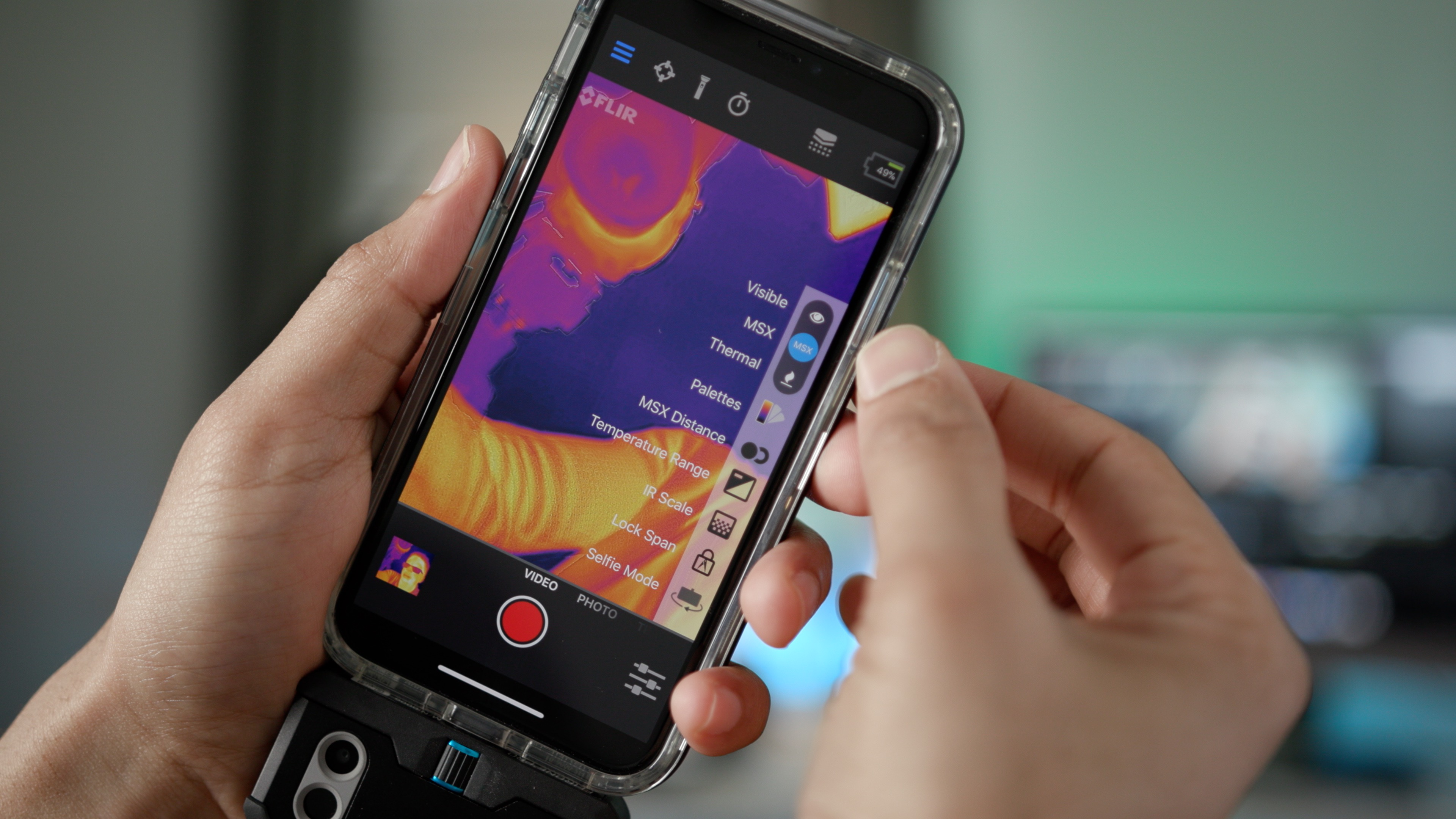 Flir One infrared attachment turns your phone into a Predator with thermal  vision - PhoneArena