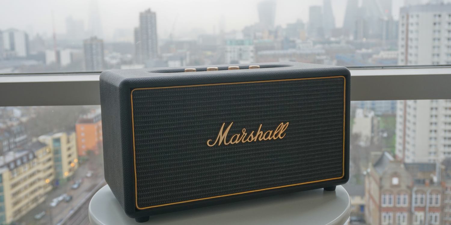 St Menselijk ras zanger Review: Marshall Stanmore AirPlay speaker delivers firm's signature sound &  looks - 9to5Mac