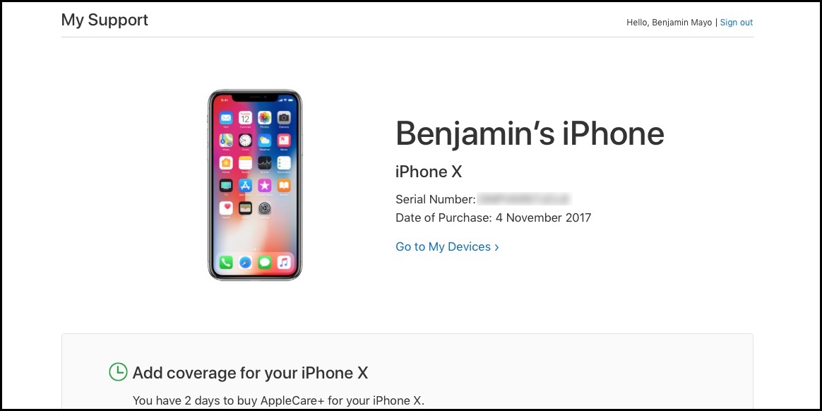 how can i get applecare for my iphone