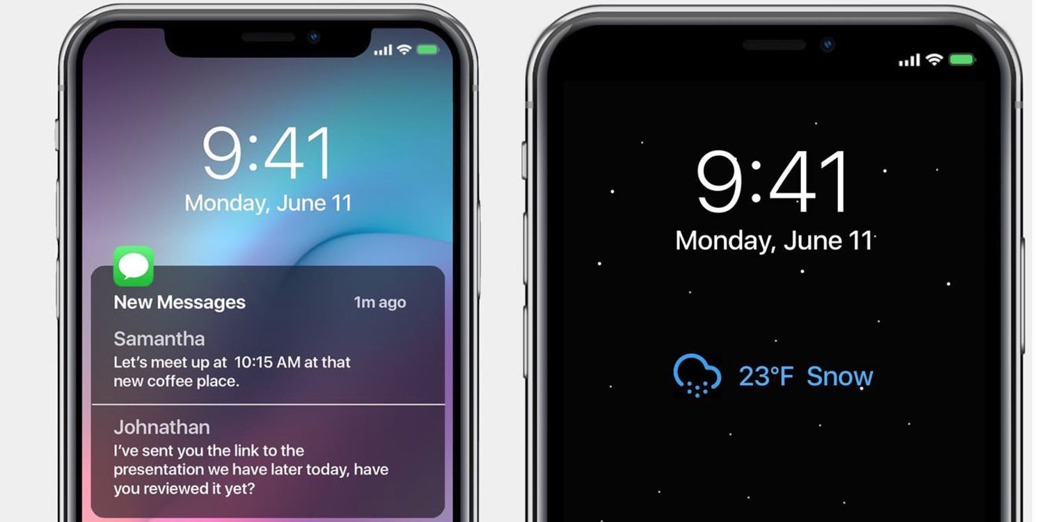 iOS 12 concept proposes grouped notifications, Android-style widgets ...