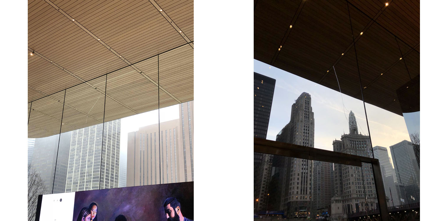 Apple Store in Chicago has a big winter design flaw