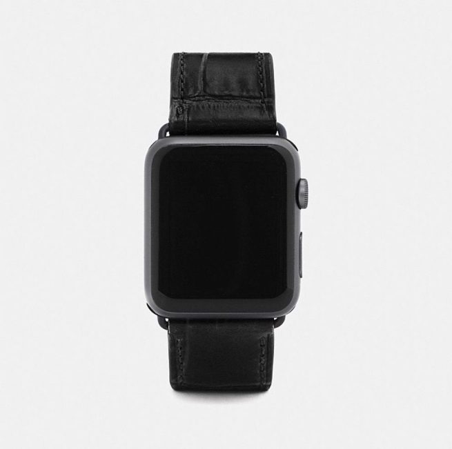 Coach releases simple and clean black and brown Apple Watch bands, new ...