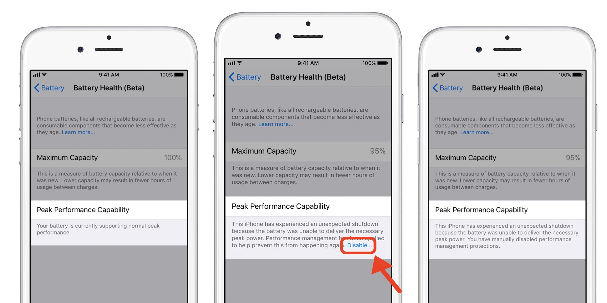How to check battery health battery performance throttling in iOS 11.3 beta - 9to5Mac