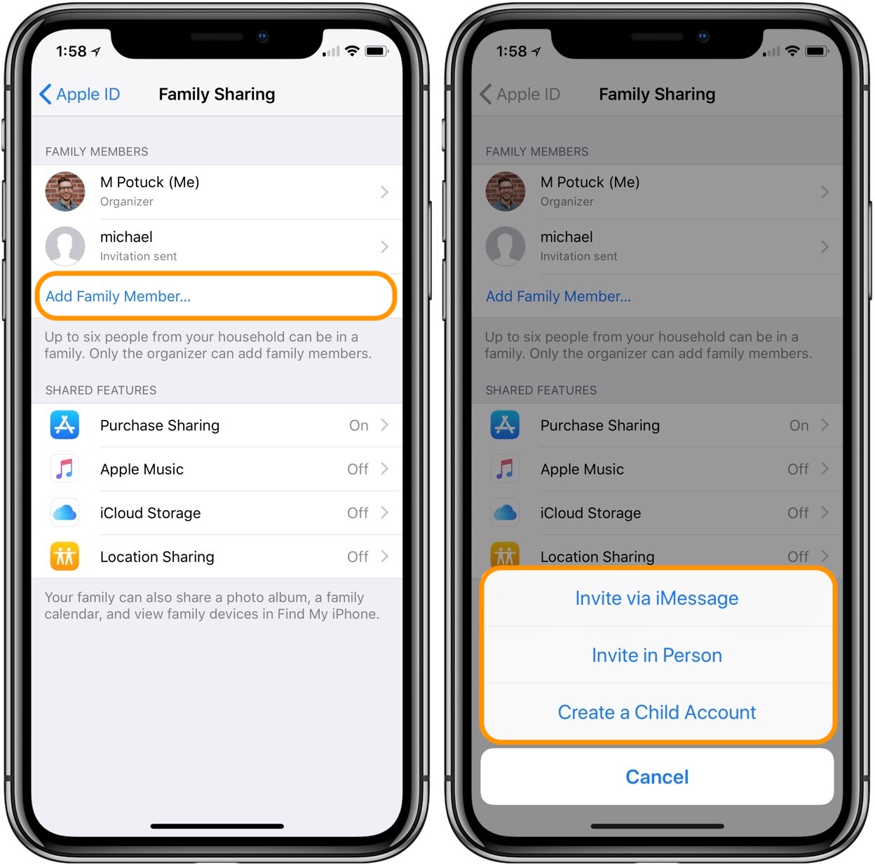 How to set up Family Sharing and create a child's Apple ID on iPhone