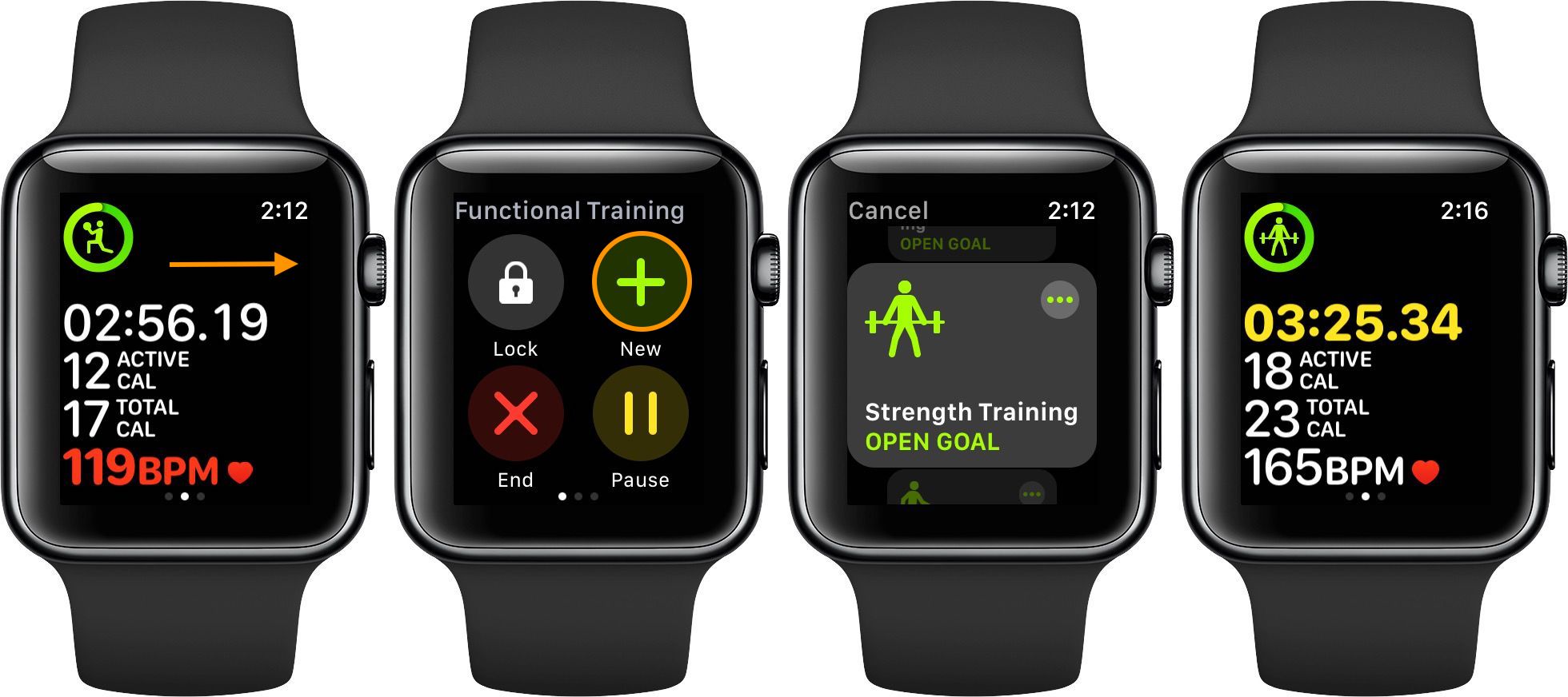 apple watch pauses during workout