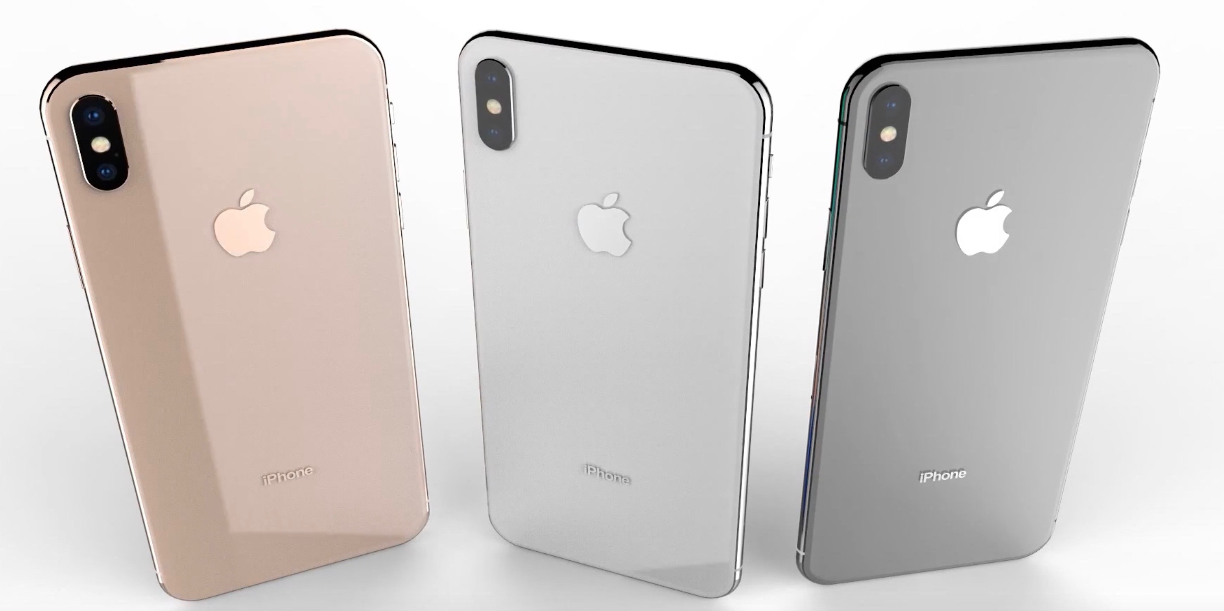 iPhone X Plus concept imagines gorgeous gold and dual SIM next to today ...