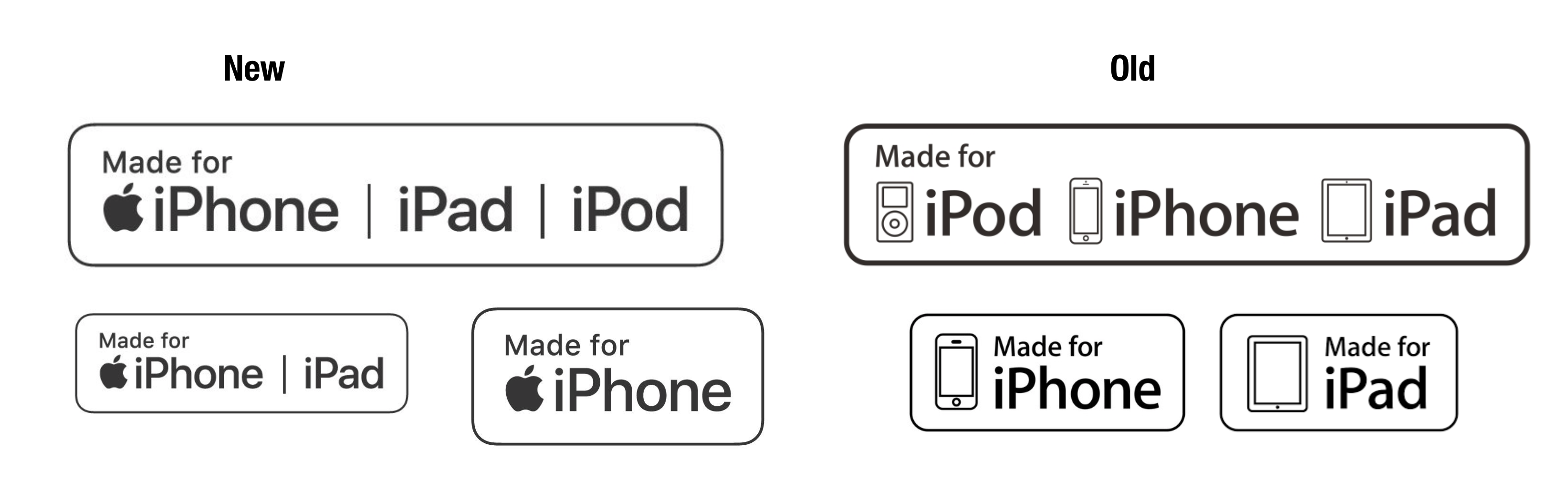 Apple updates its MadeforiPhone (MFi) branding for accessory makers