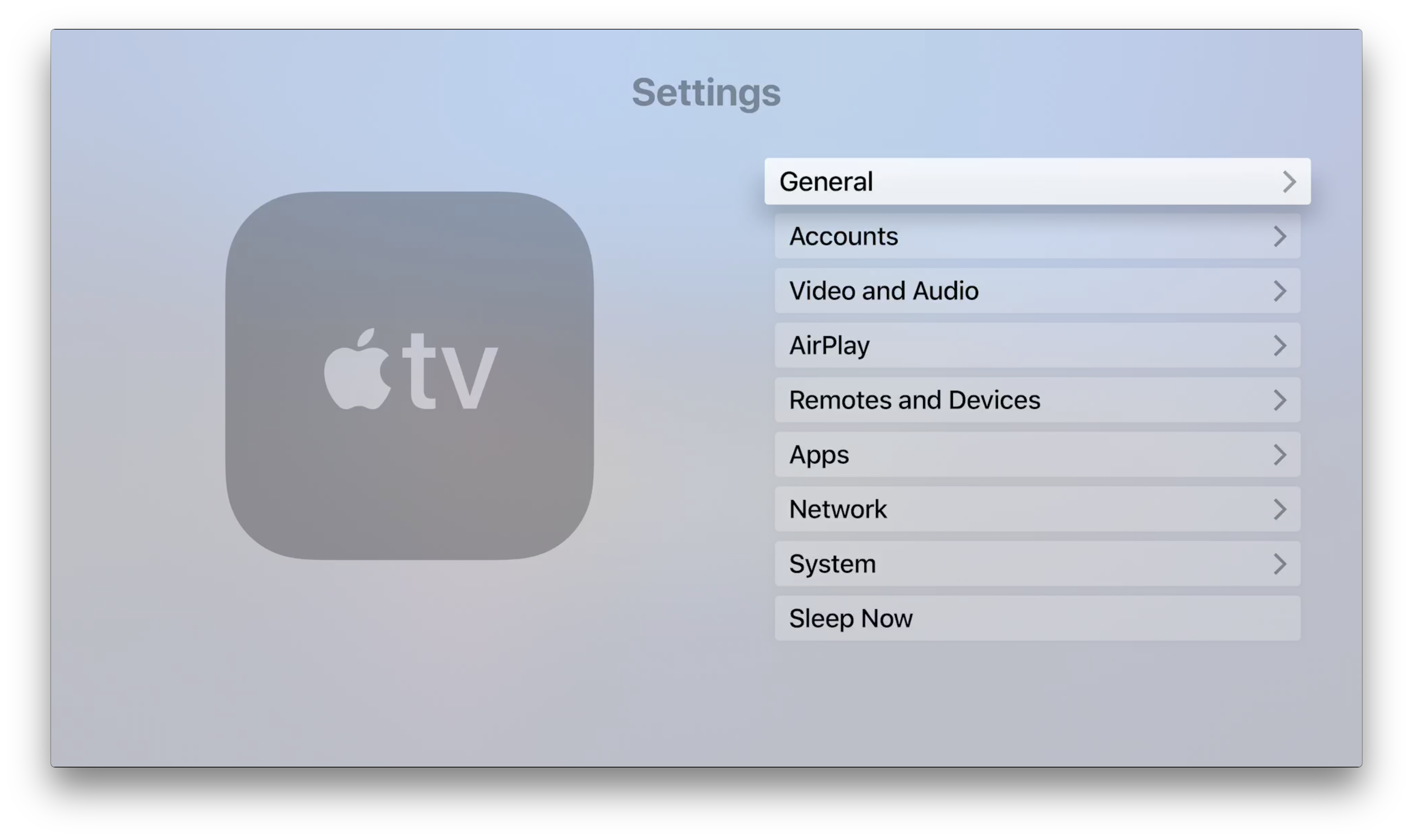 Удали приложение тв. Apple TV настройки. Меню настроек Apple TV. Меню сети Apple TV. Телеграм на Apple TV.