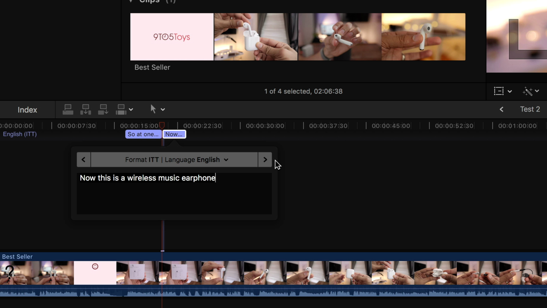 add text boxes in final cut pro 10.3.4