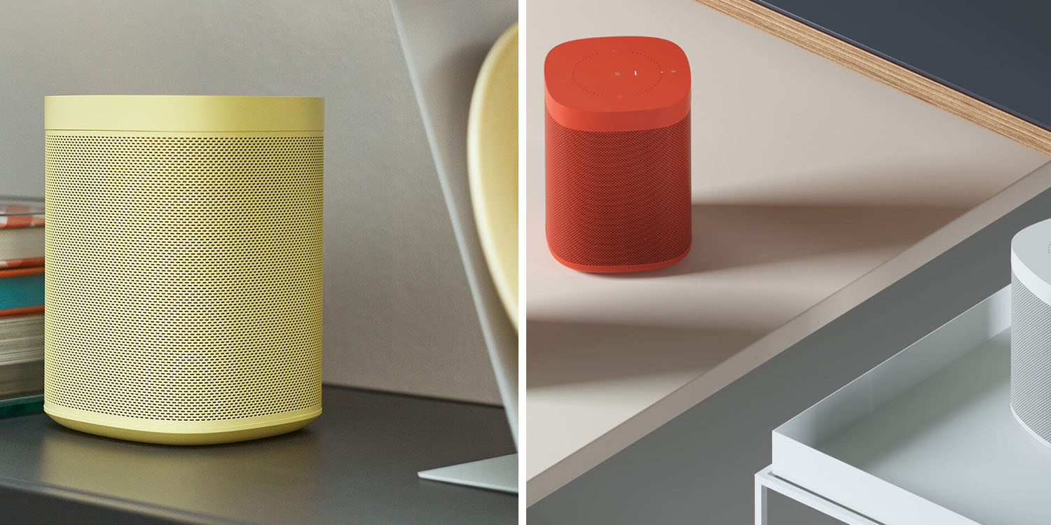 forhøjet frill pasta Sonos promises red, yellow and green versions of the Sonos One for a $30  premium - 9to5Mac