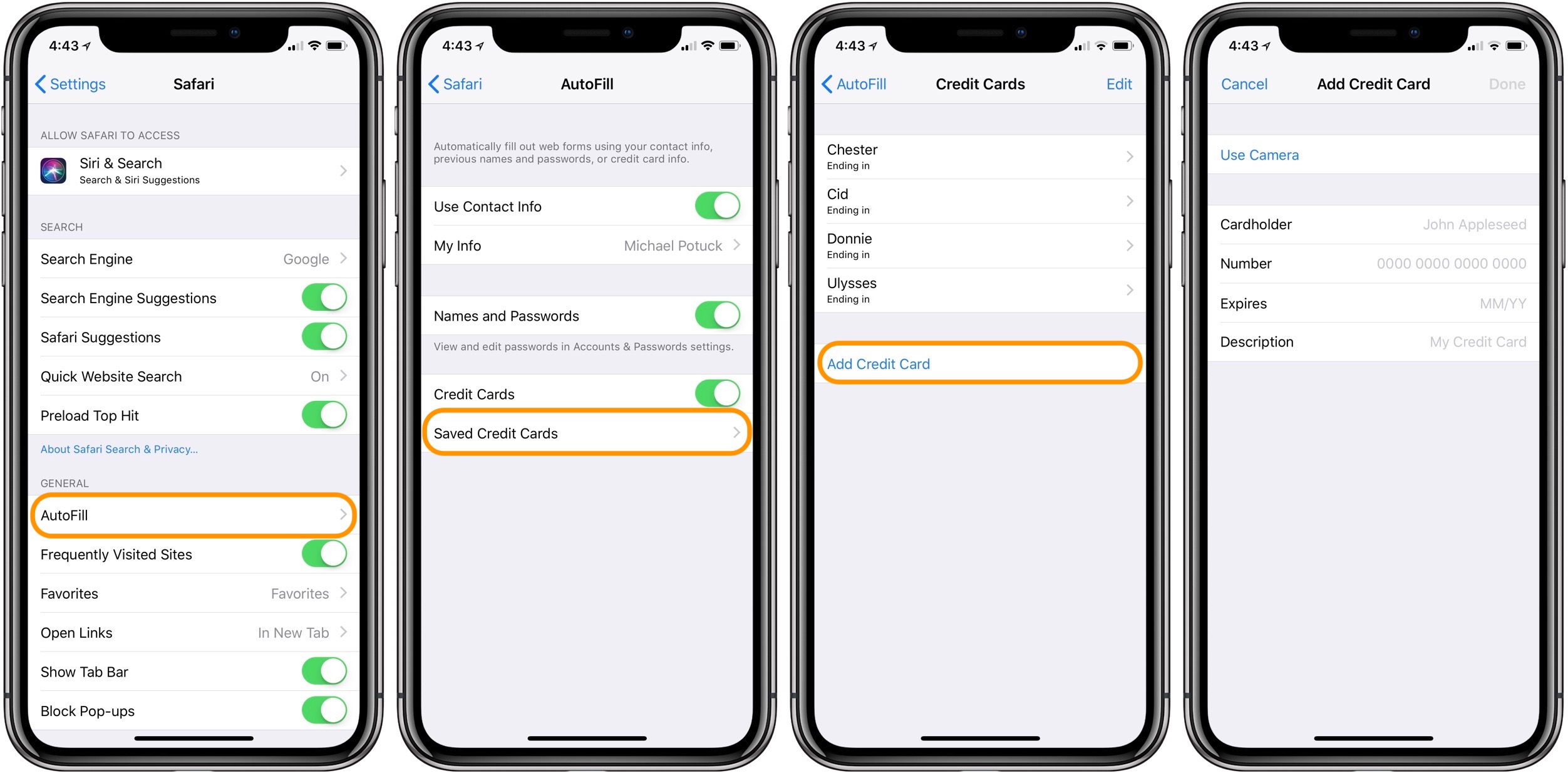 How To Add Credit Cards To Safari S Autofill On Iphone 9to5mac