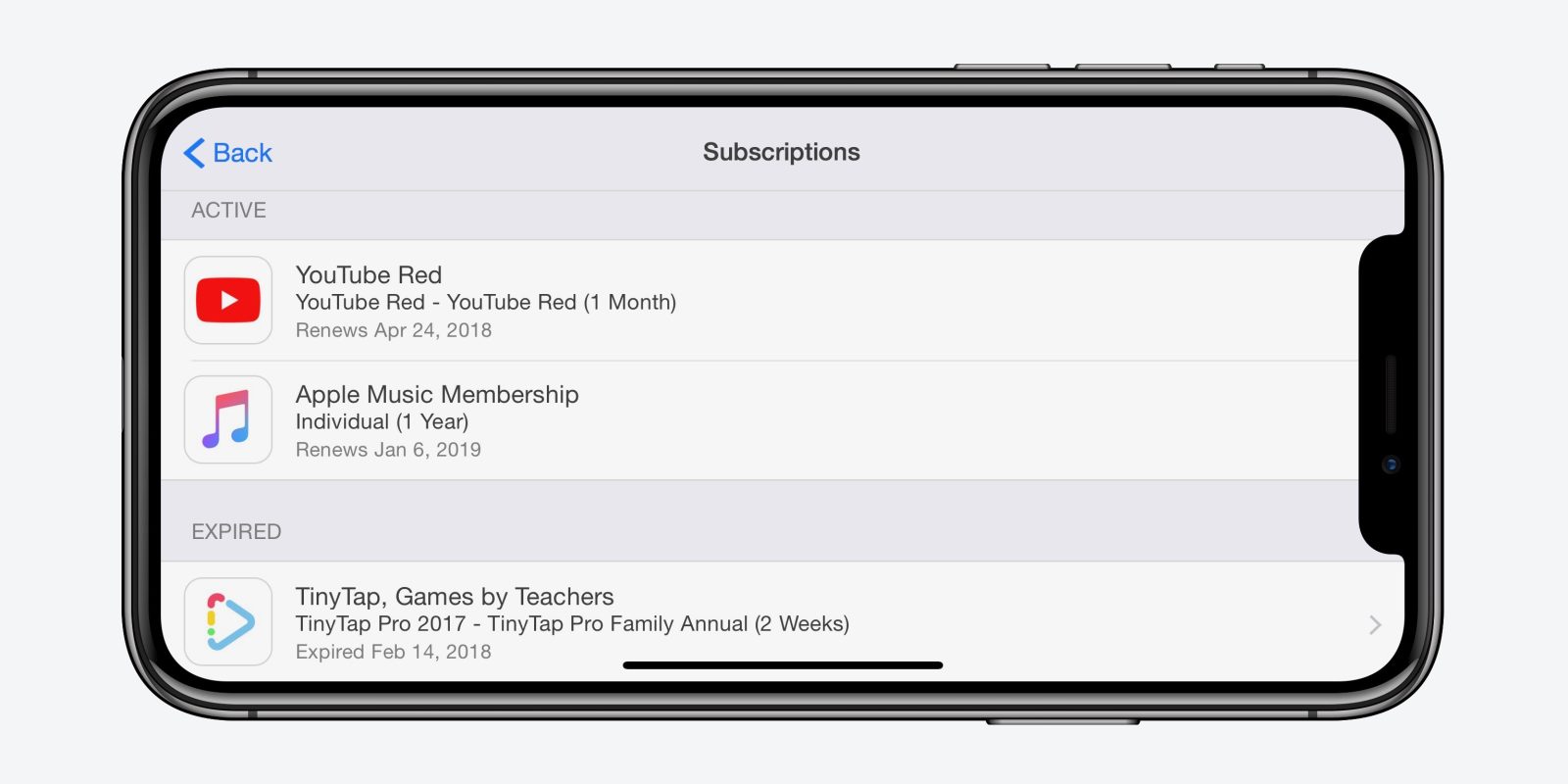 how to delete a subscription on iphone