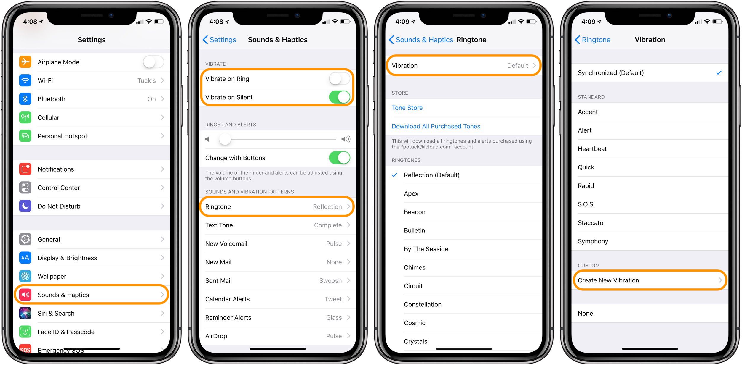 Use tones and ringtones – Apple Support (UK)