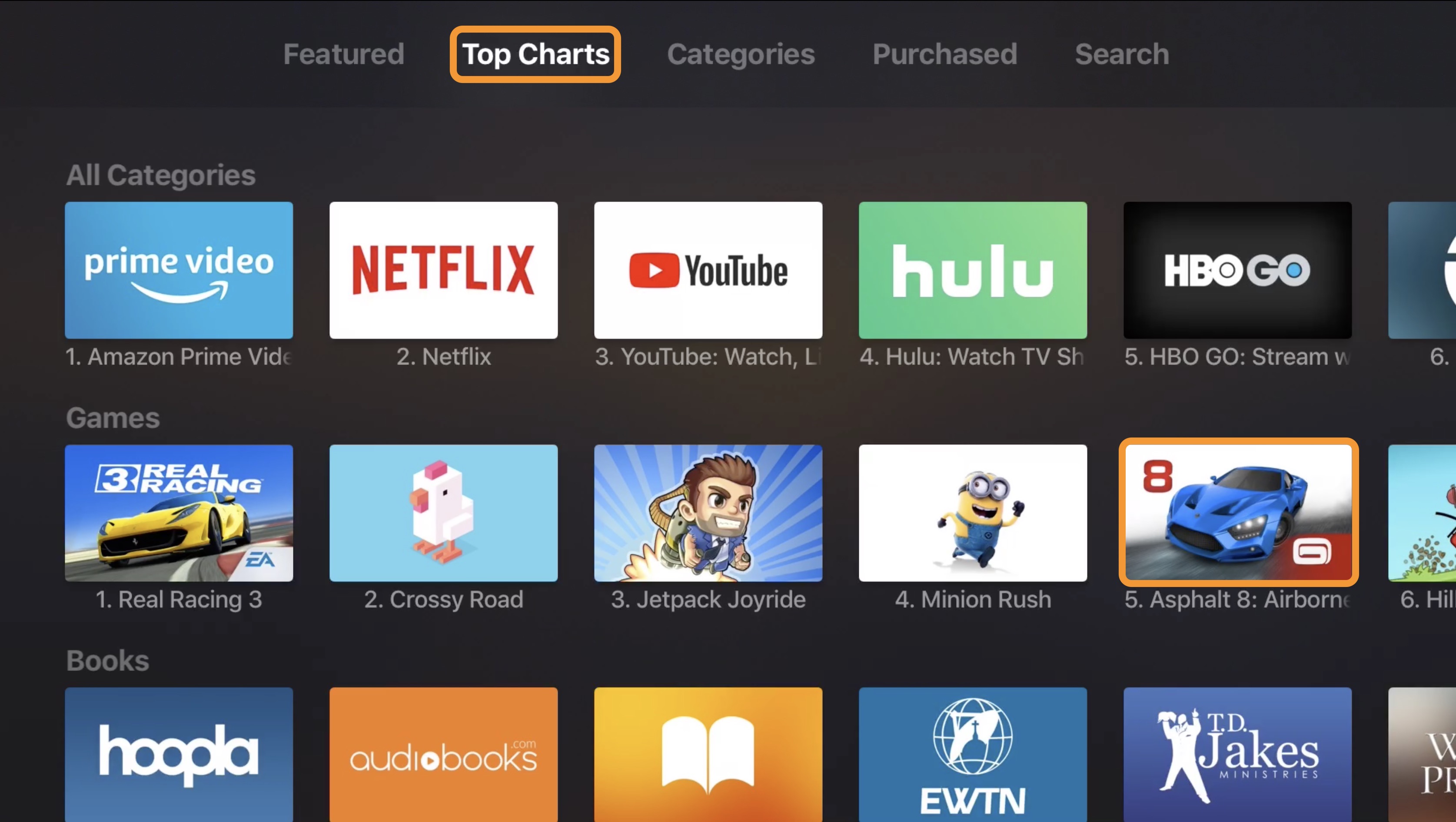how to download an app on apple tv