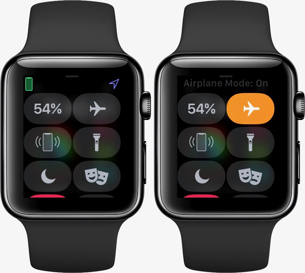 Does apple watch have airplane mode hot sale