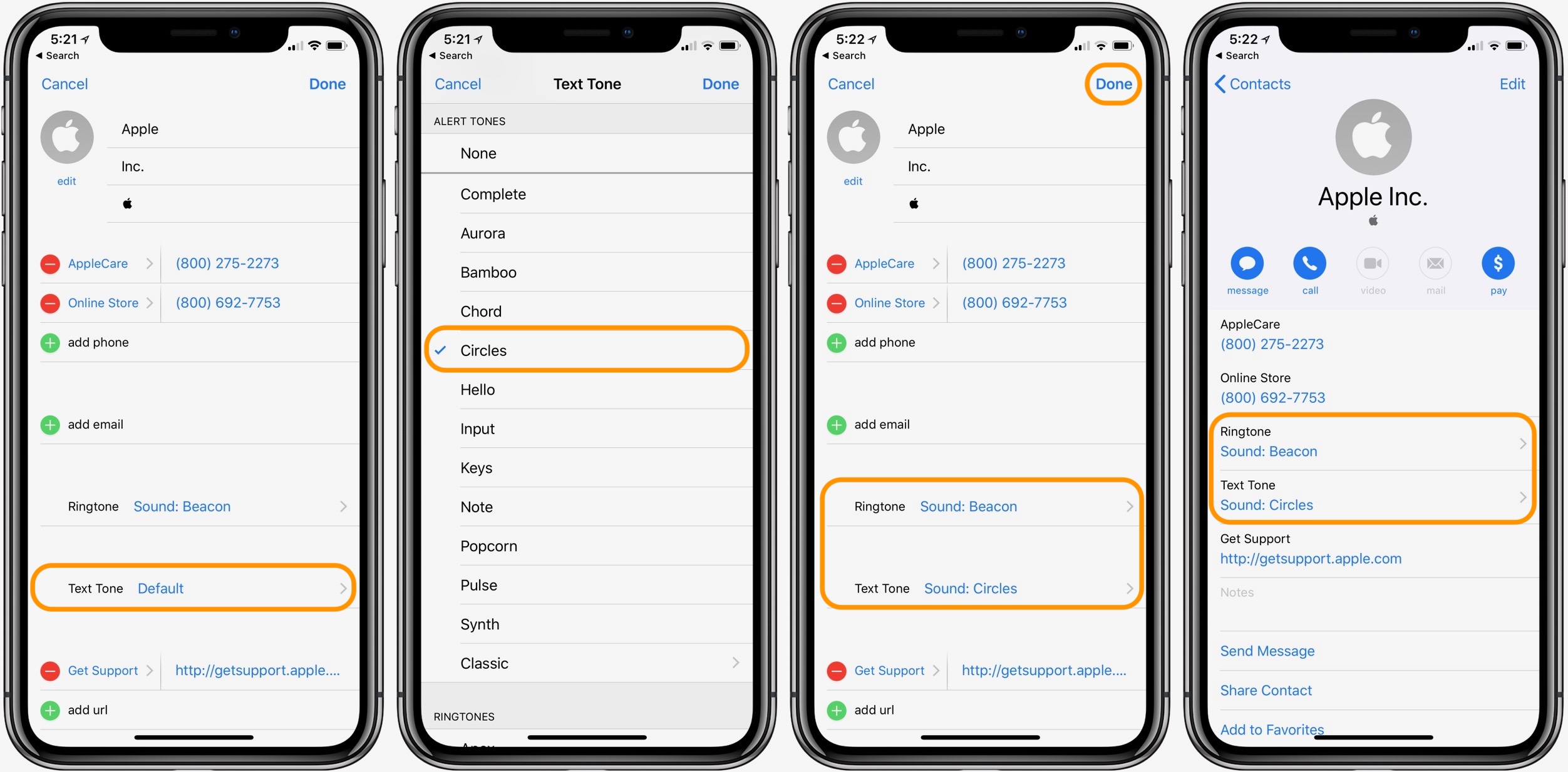 How to set custom iPhone ringtones and text tones per contact 9to5Mac
