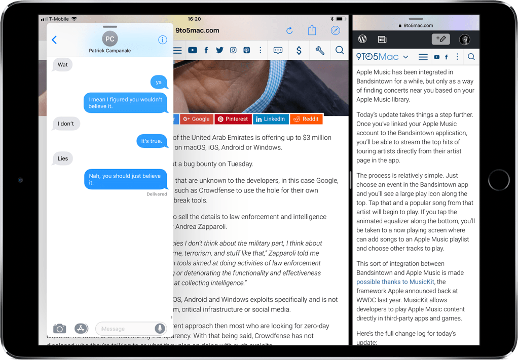 How to invoke split screen on iPad with iOS 11 - 9to5Mac