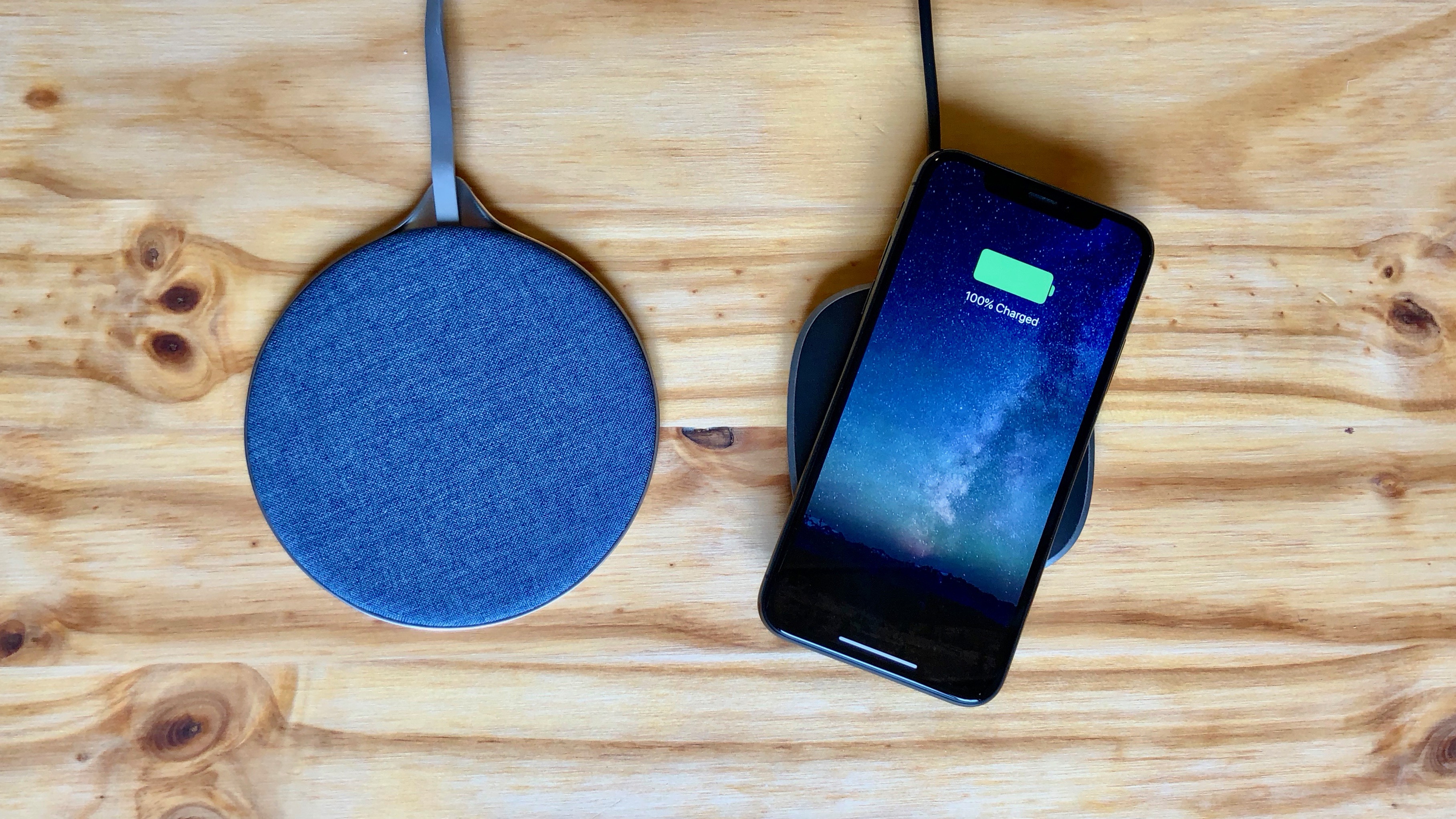 Review: Aukey's stylish blue fabric adorned 10W Wireless Fast Charger &  Graphite Wireless Charger - 9to5Mac