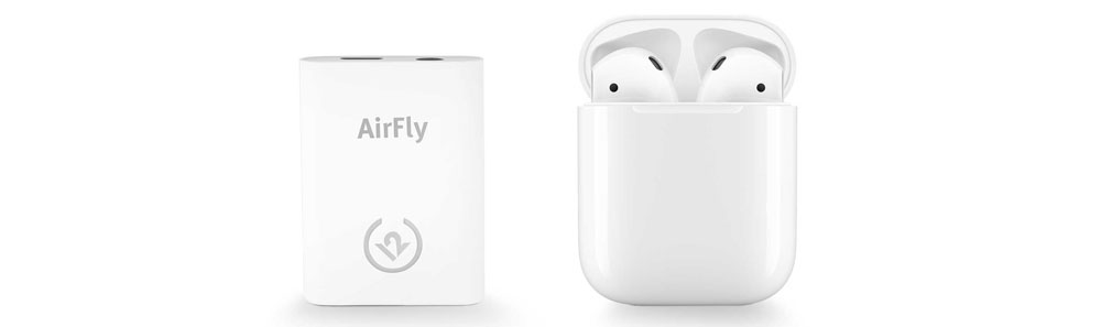 Review AirFly is a neat way to use wireless headphones on planes