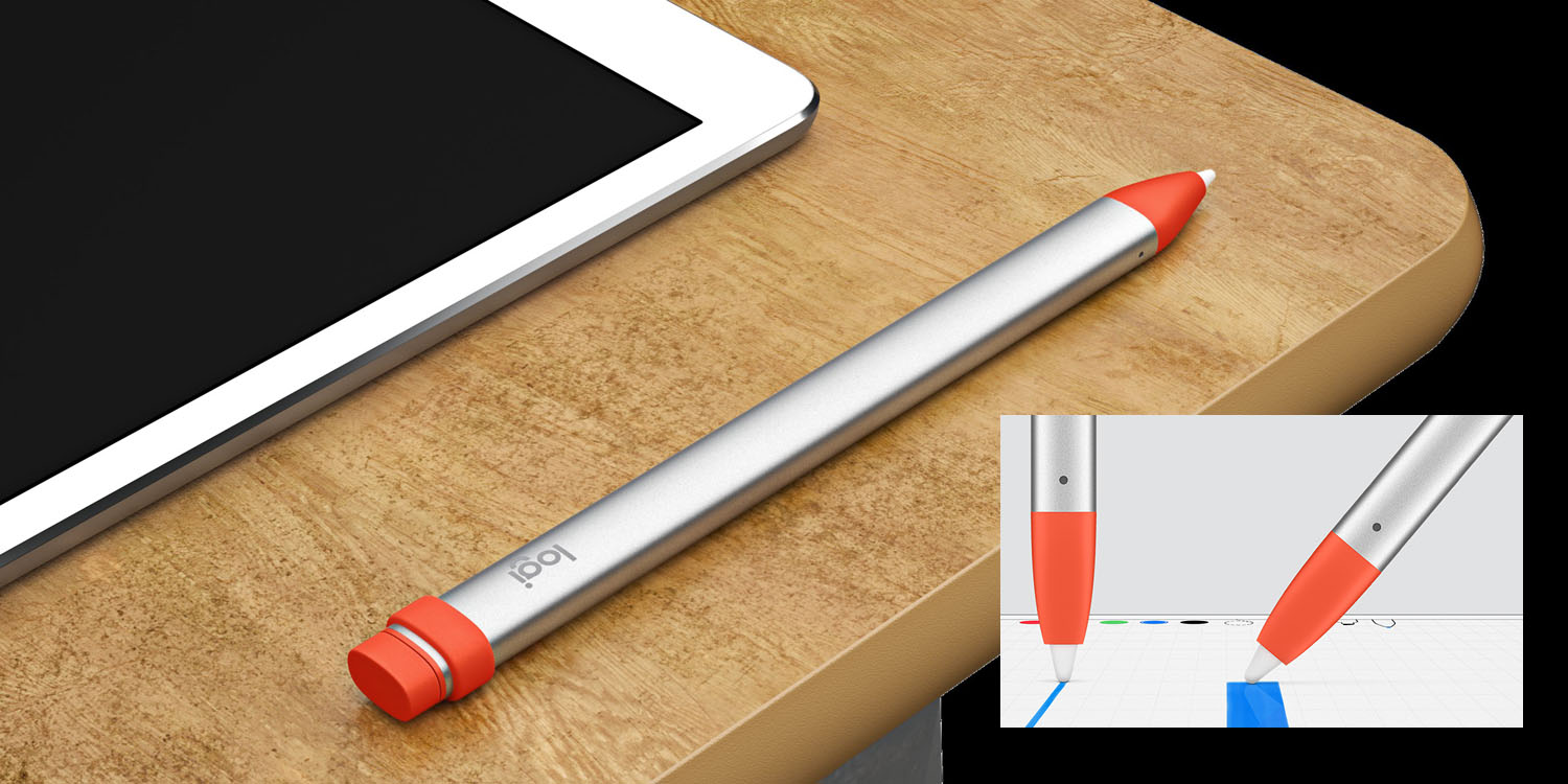 Logitech Crayon for iPad now available to schools, half price of