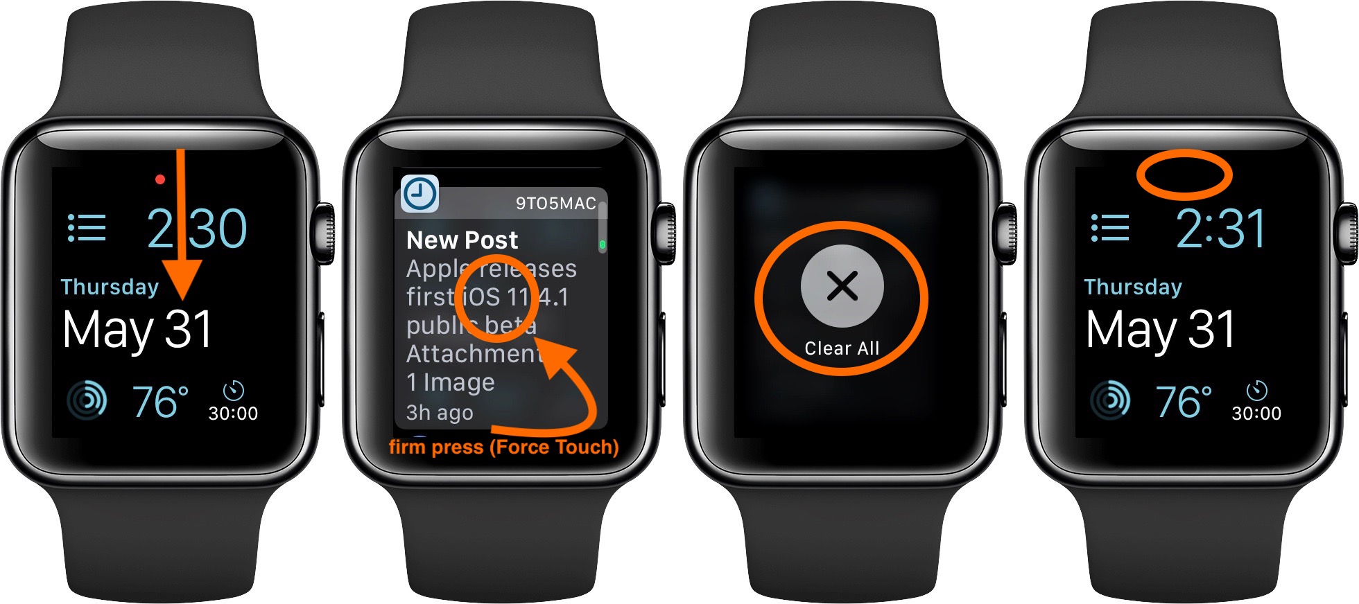 Apple Watch How to clear all notifications 9to5Mac