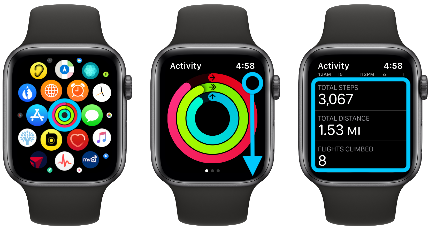 How to see steps on Apple Watch 