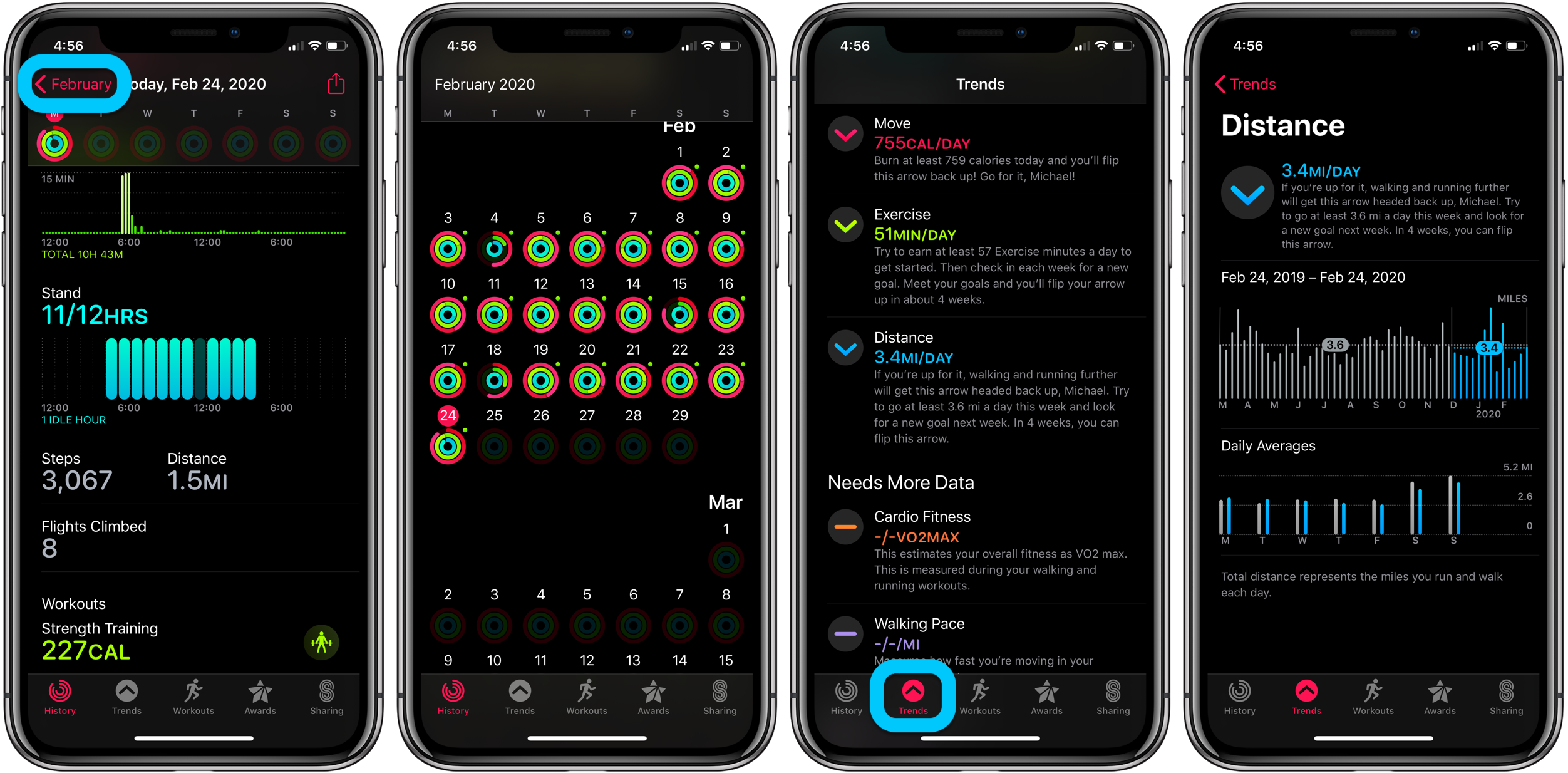 How to see steps on Apple Watch including distance and trends - 9to5Mac