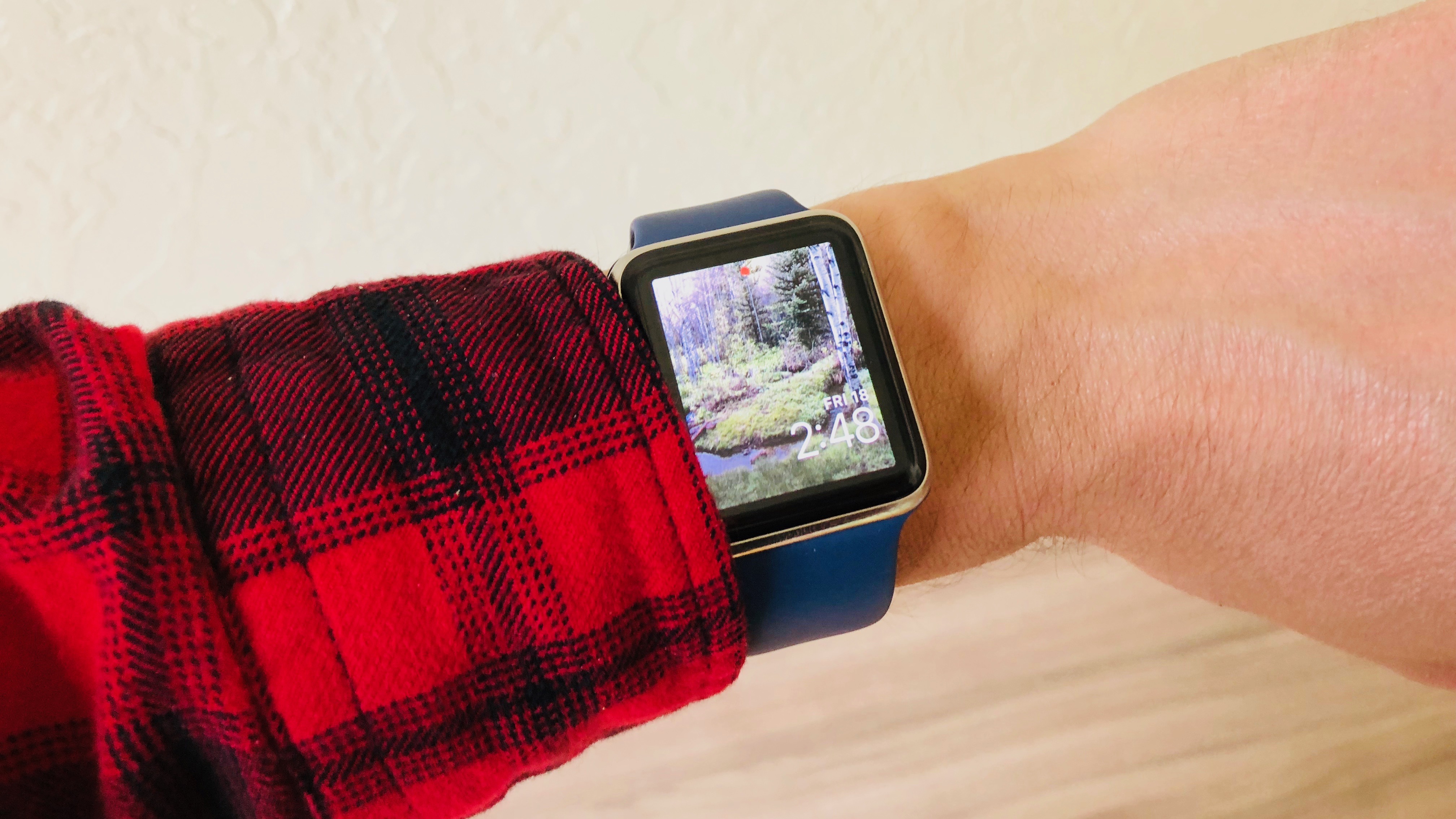 How to put photo 2024 on apple watch face