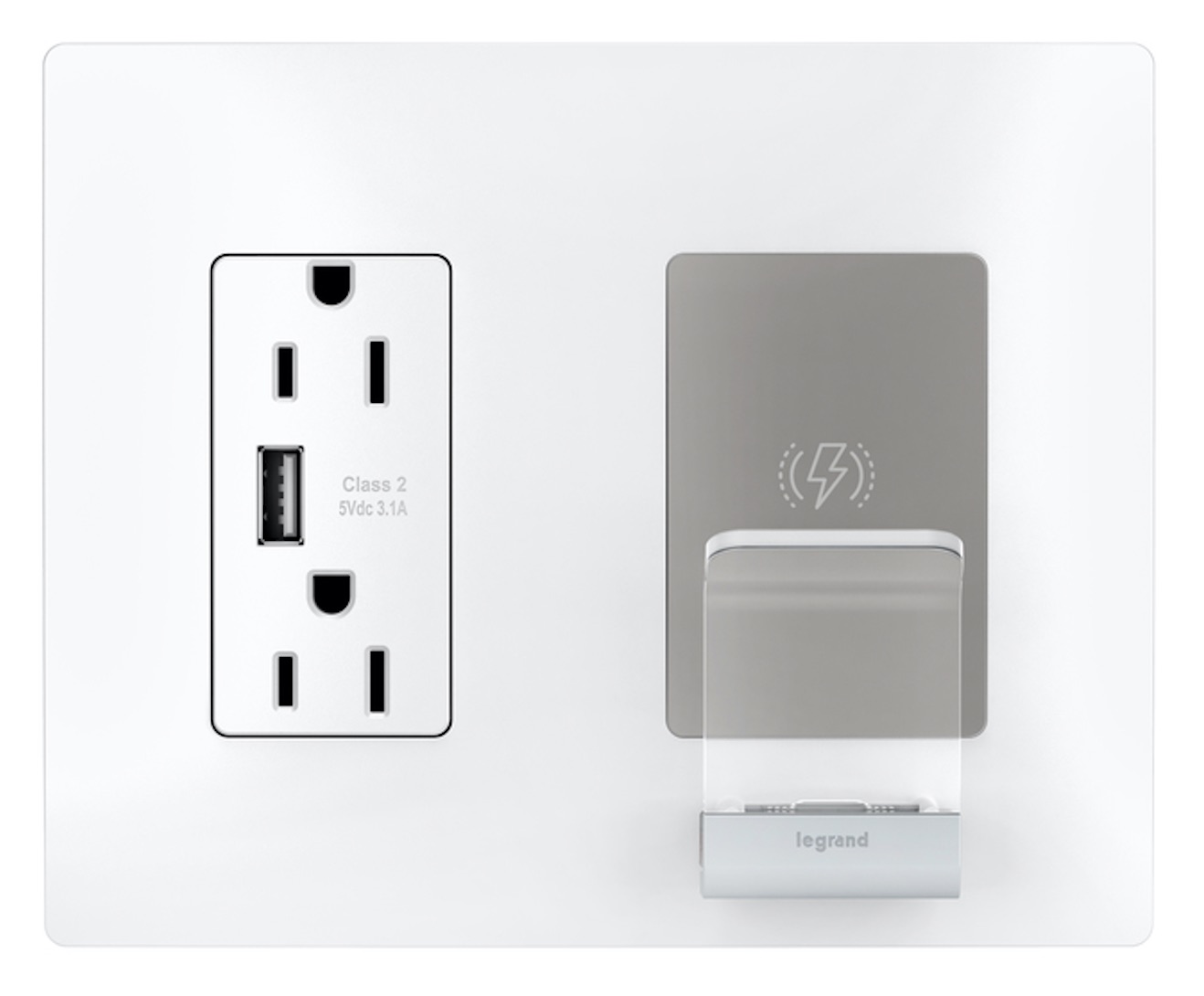 Legrand unveils sleek inwall Qi wireless iPhone charger with minimal