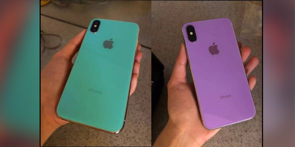 Sketchy Photos Show Purported 18 Iphone X Prototype In New Purple And Pastel Green Colors 9to5mac