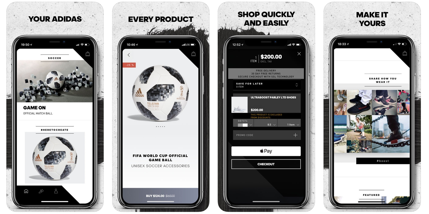 Apple Pay offers off in the Adidas app -