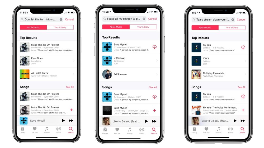 iOS 12 tidbits: Accidental screenshots on iPhone X, Apple Music lyric