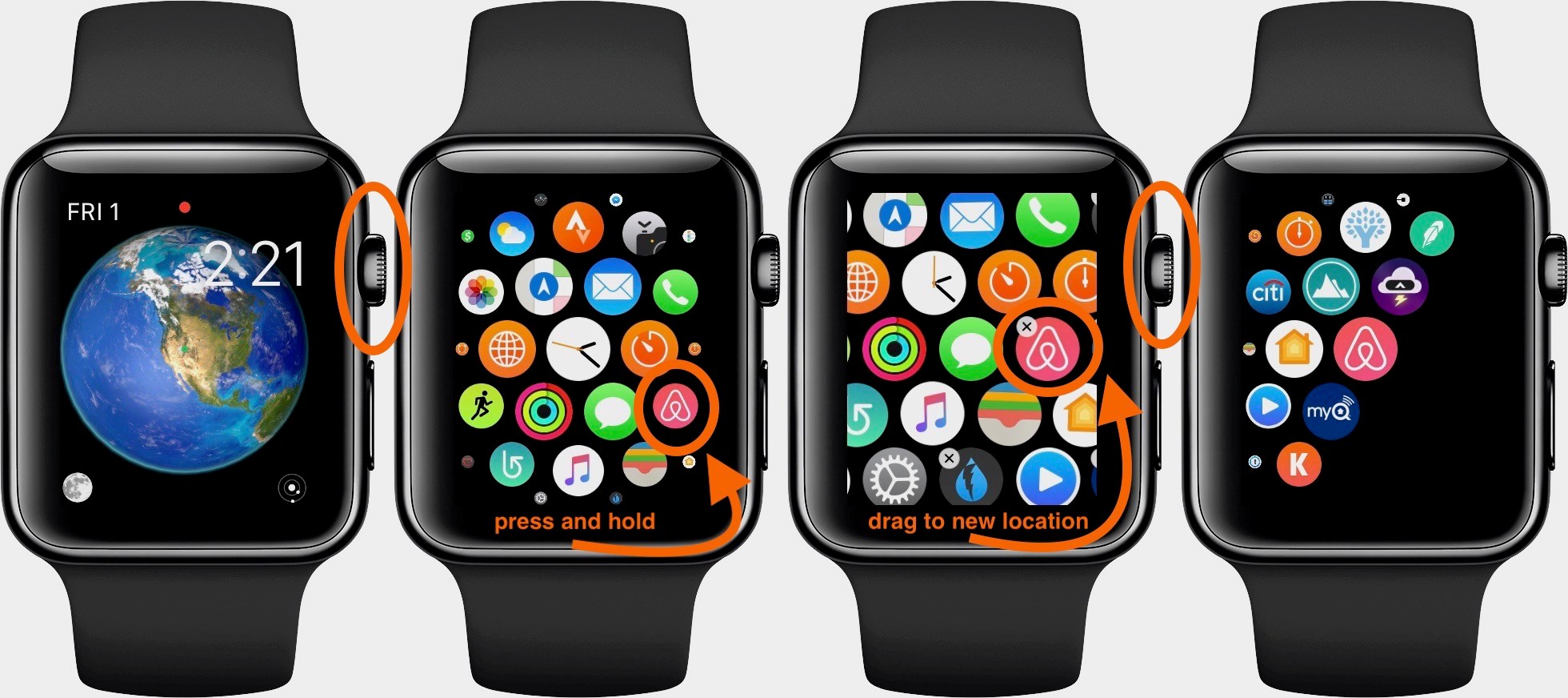 Apple Watch How to arrange apps 9to5Mac