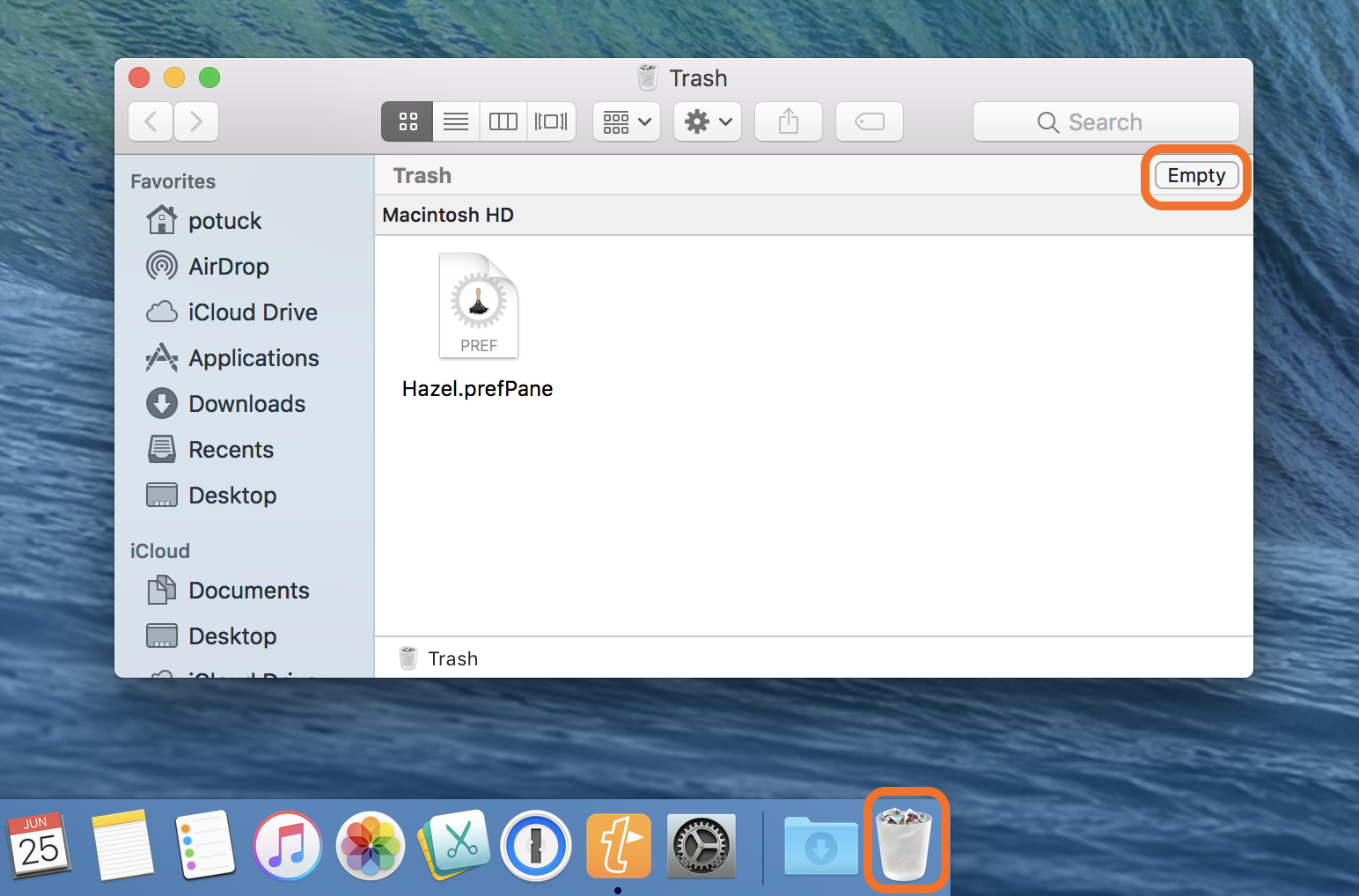 how to delete other files on mac