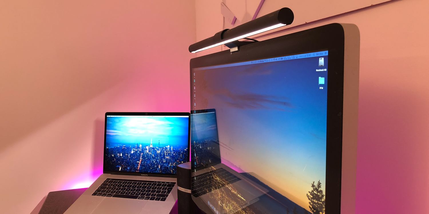 Review The Benq Screenbar Is A Really Neat Mac Monitor Desk Light That Takes Up No Space 9to5mac