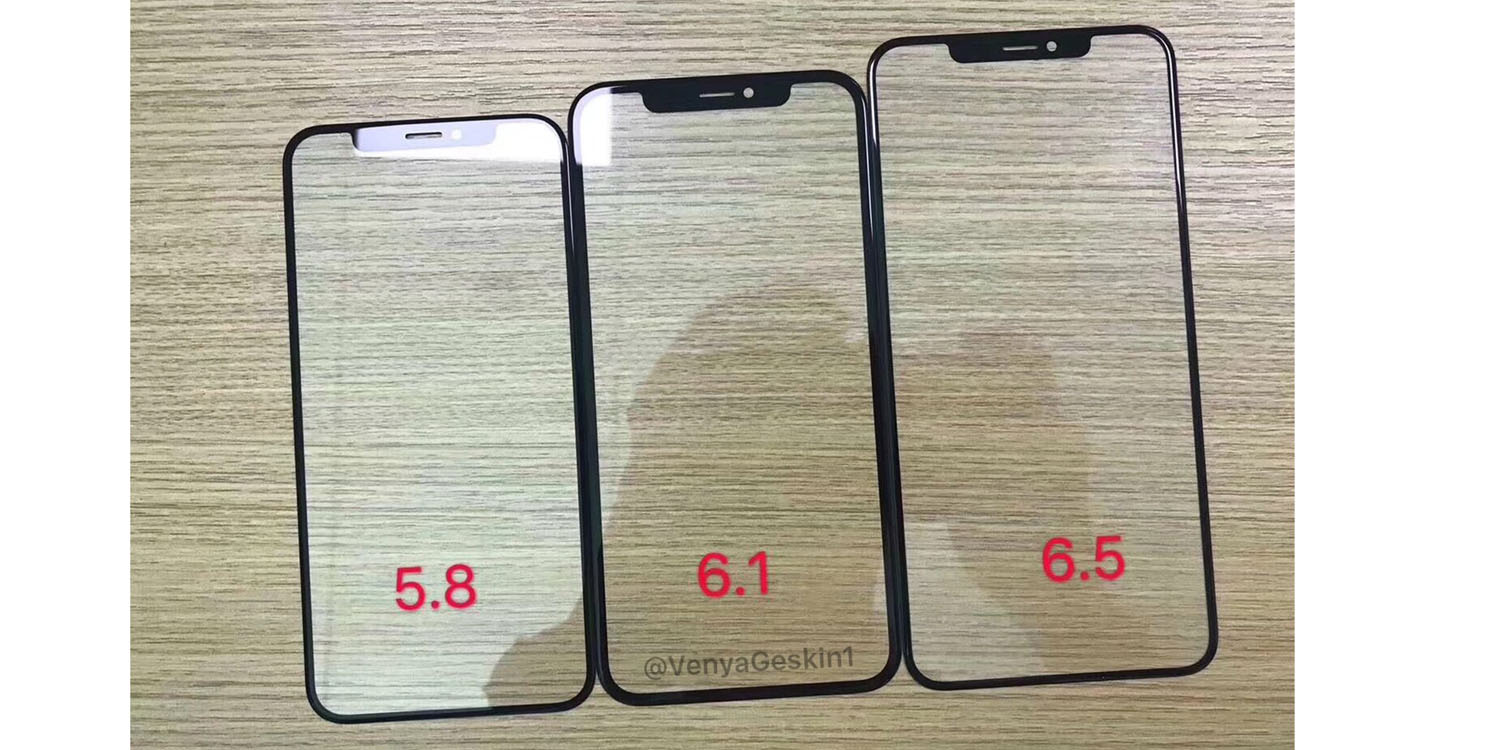 2018 iPhone glass panels make their first appearance