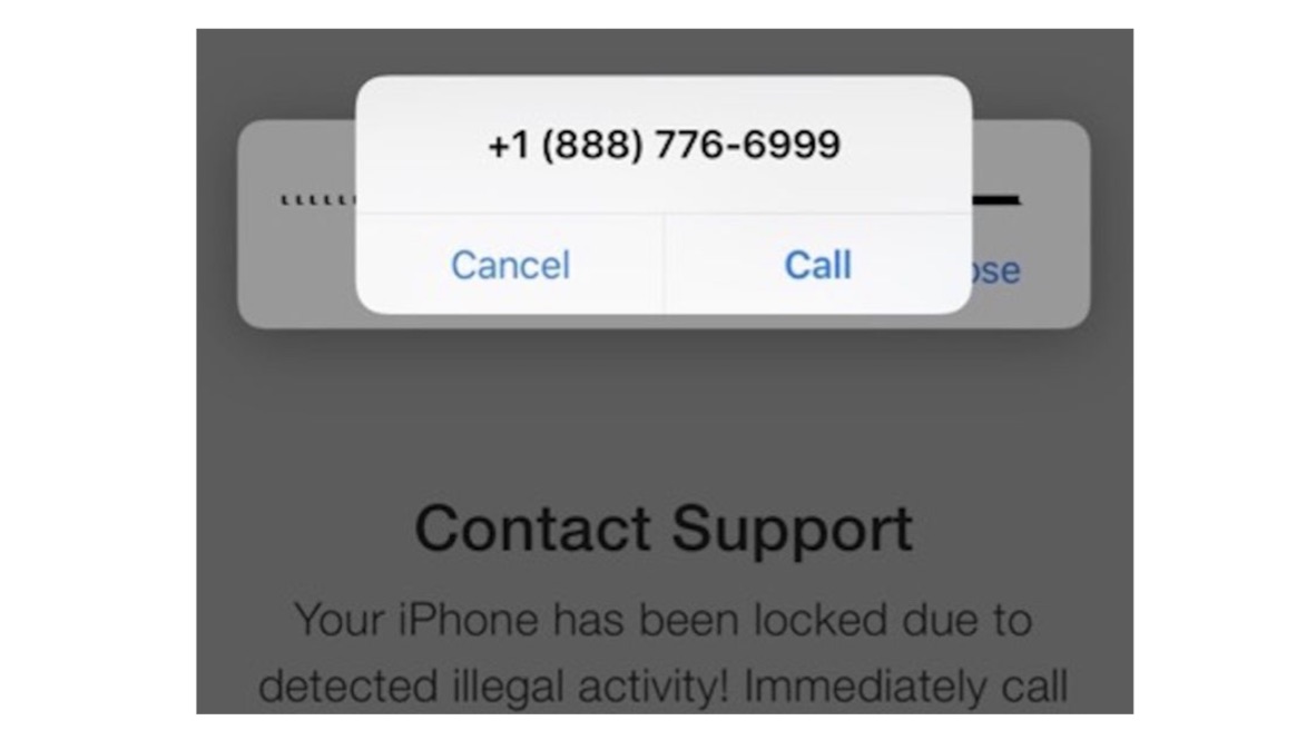 iCloud phishing email targeting Apple iPhone and Mac users