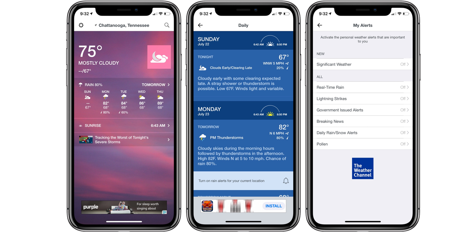 weather channel app for mac