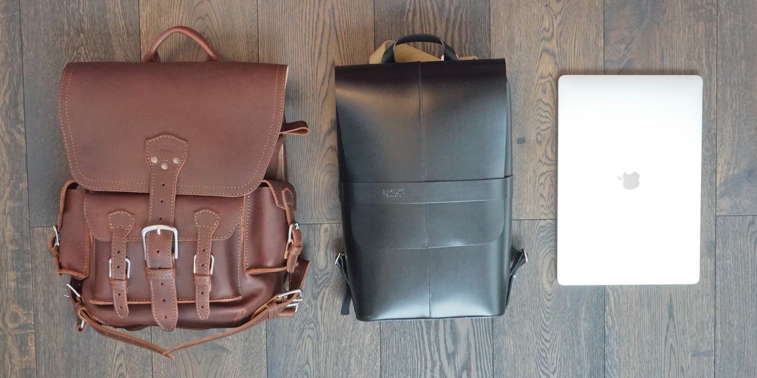 Review: A look at two luxury leather backpacks for your MacBook 