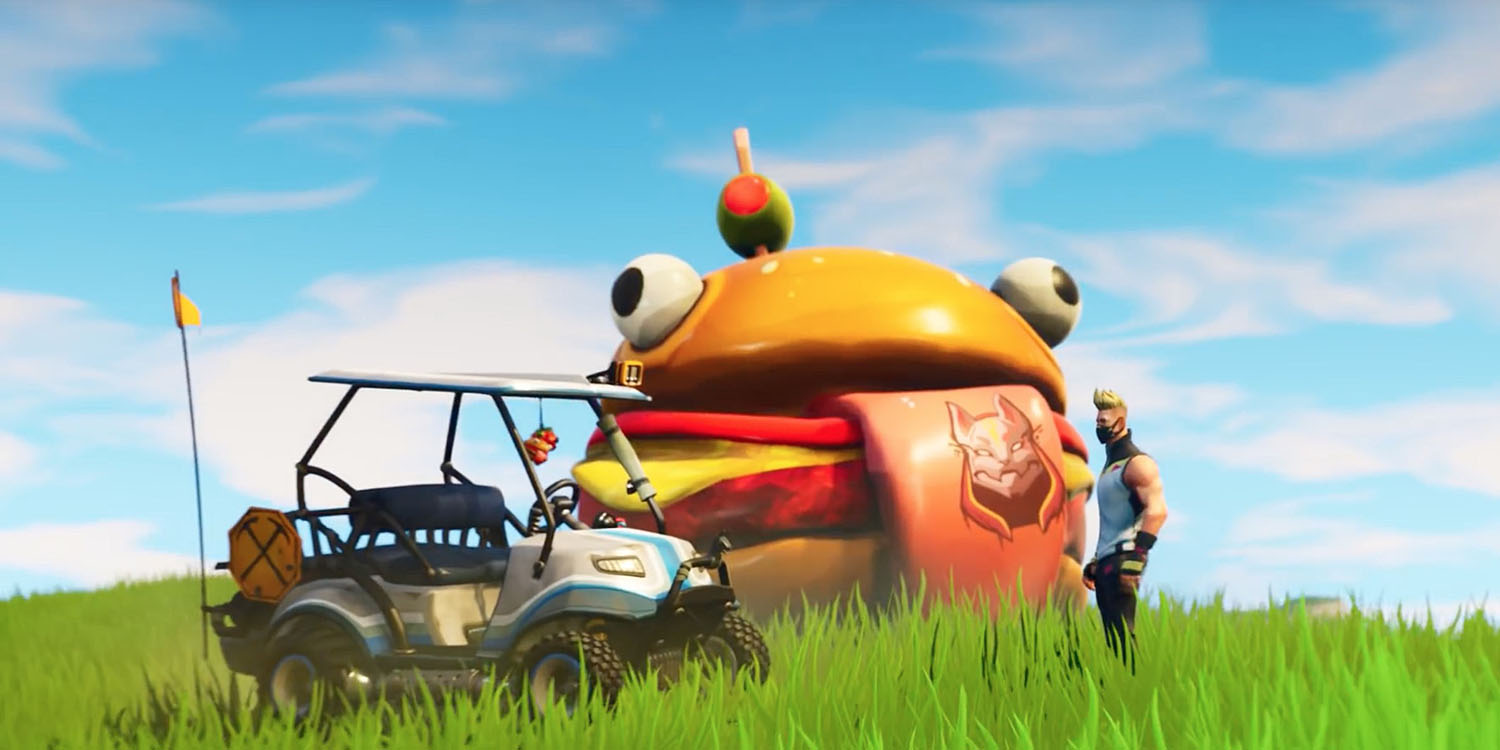 fortnite season 5 adds all terrain kart and new places to explore with it video - all of the places in fortnite