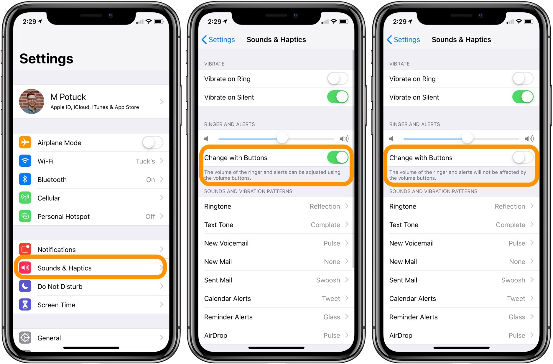 iPhone: How to disable volume buttons from changing ringtones and text