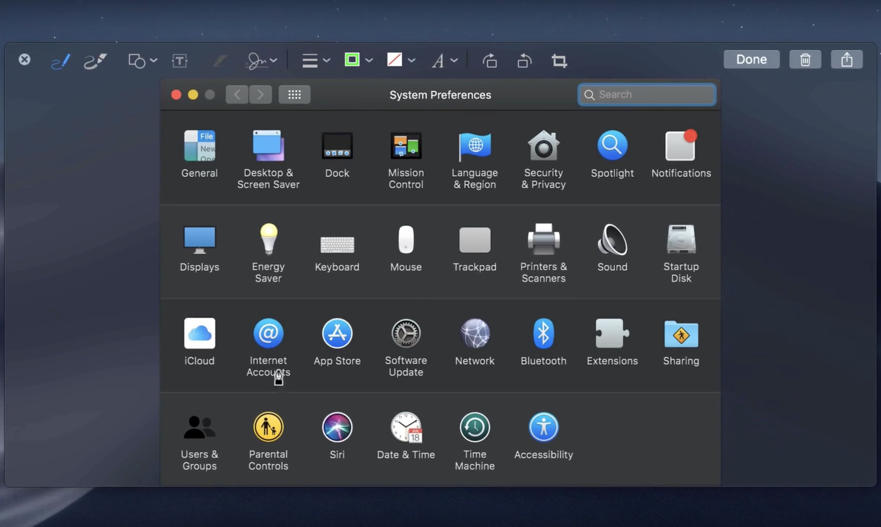 macOS Mojave でスクリーンショットを撮り、画面を記録する方法