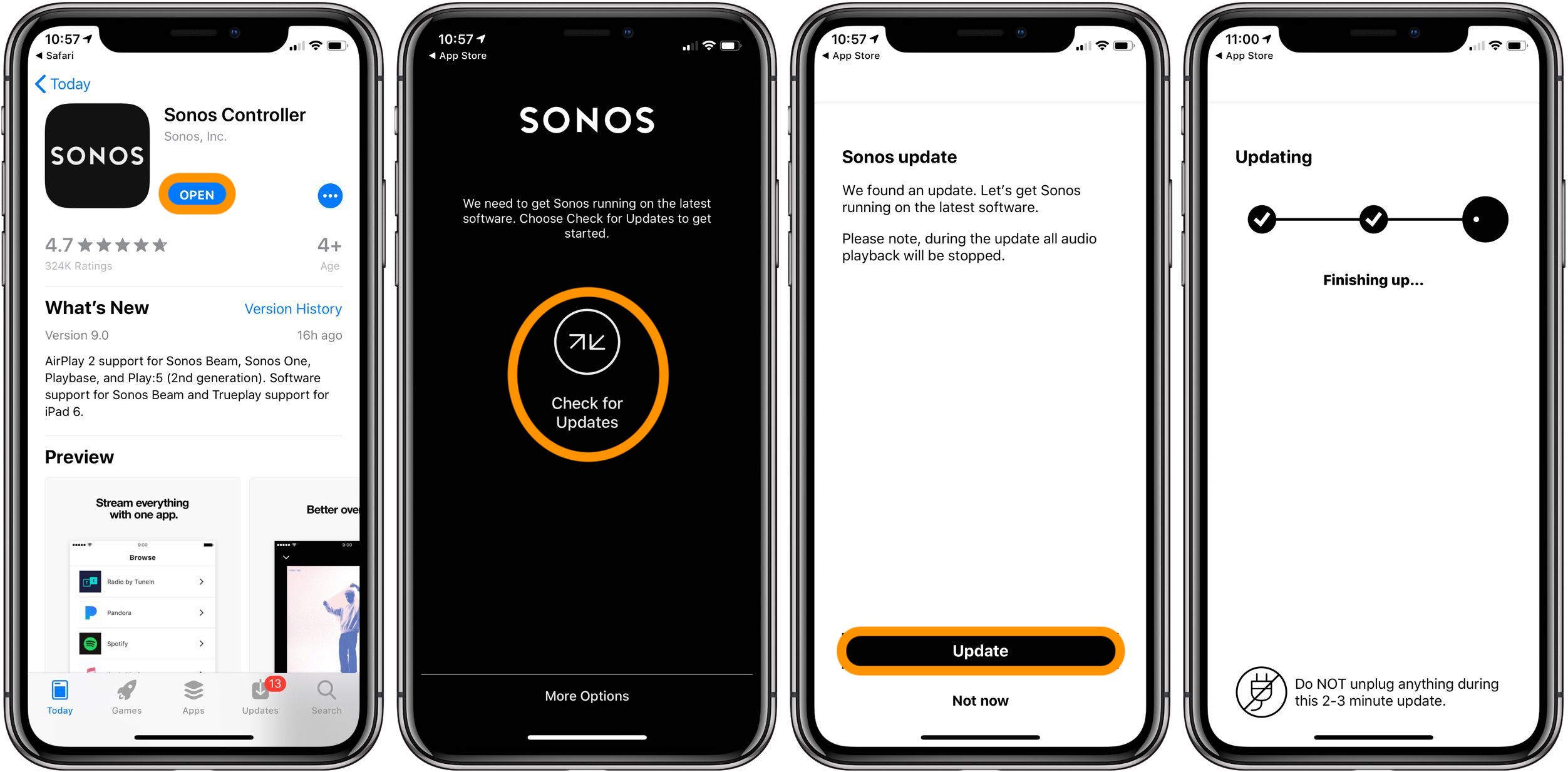 sonos software cannot add music folder
