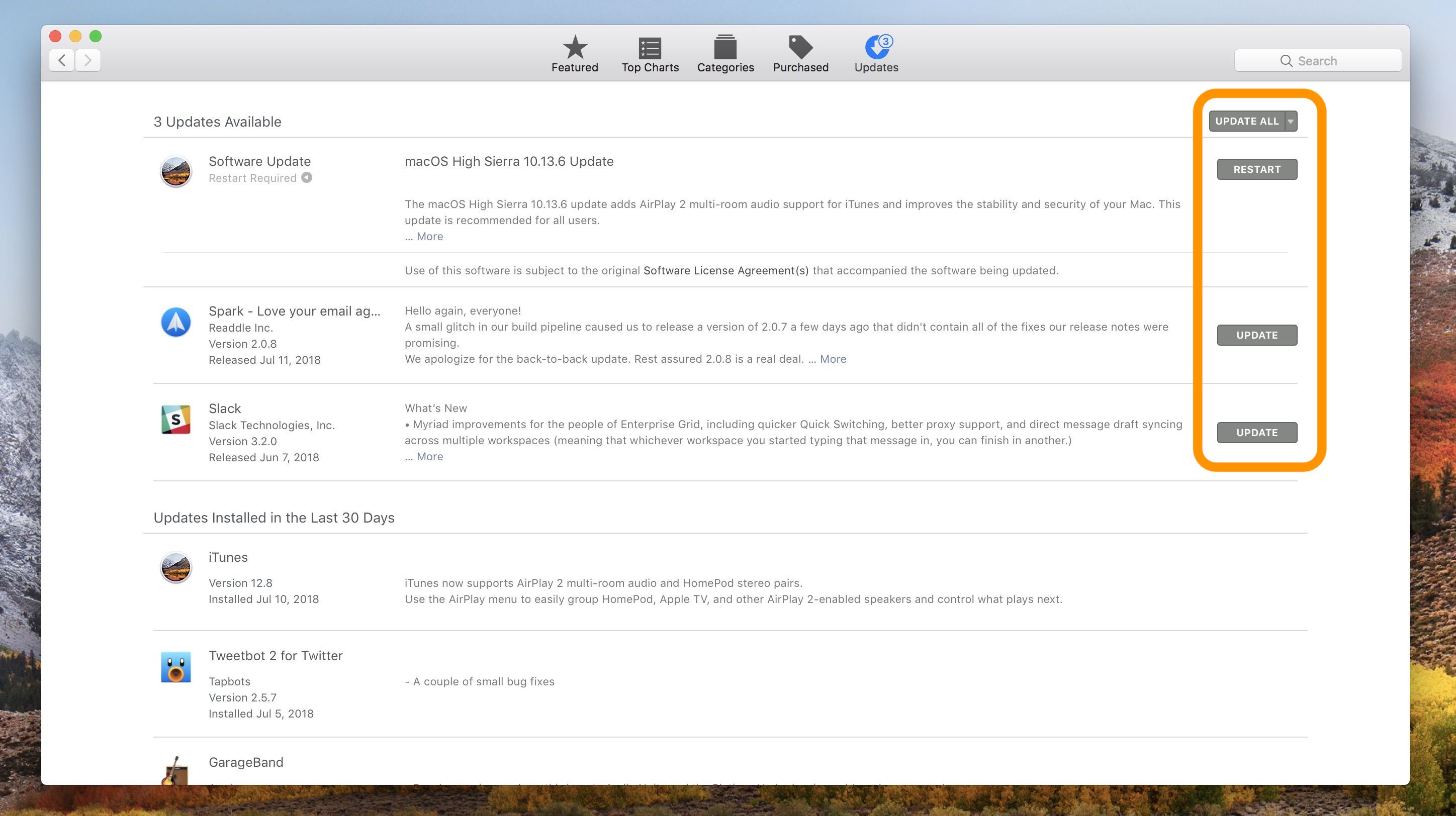 mac os check for os update