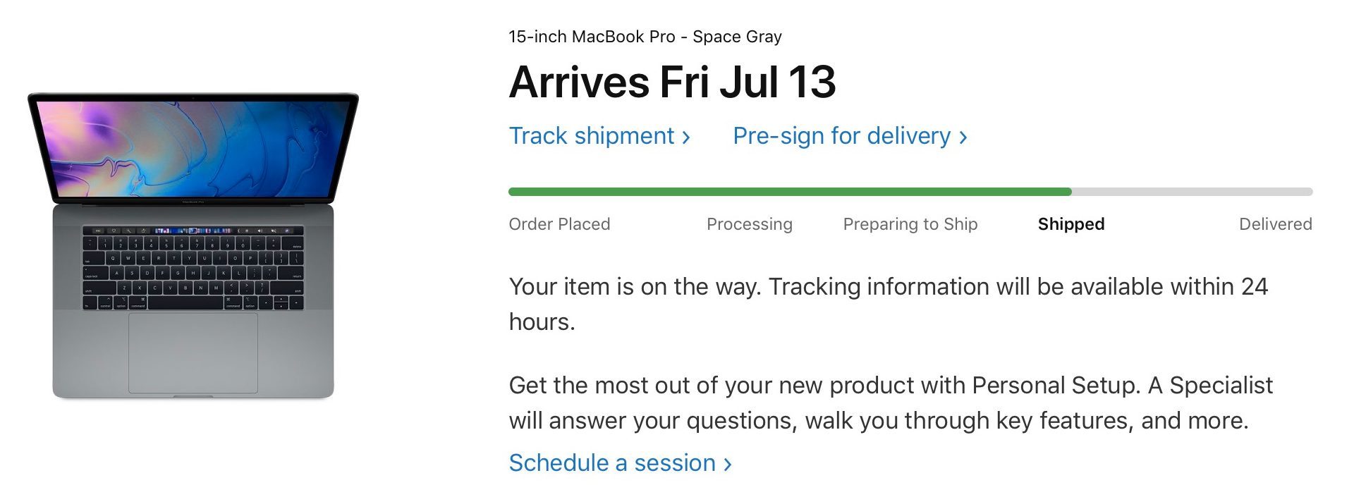 First MacBook Pro orders begin shipping today and arriving as early as