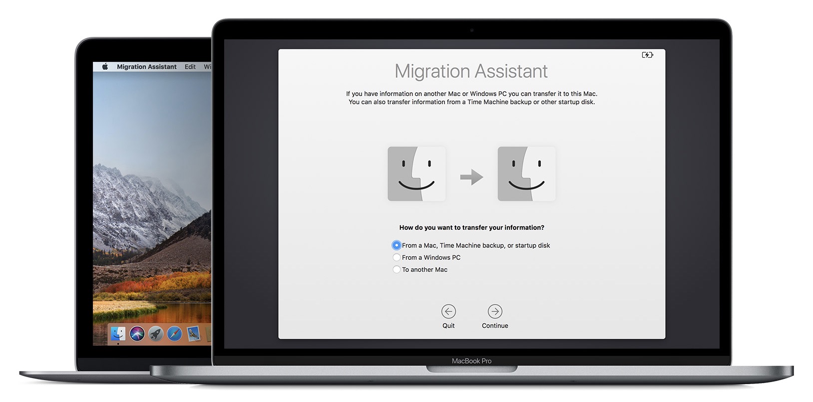 how to migrate data from pc to mac