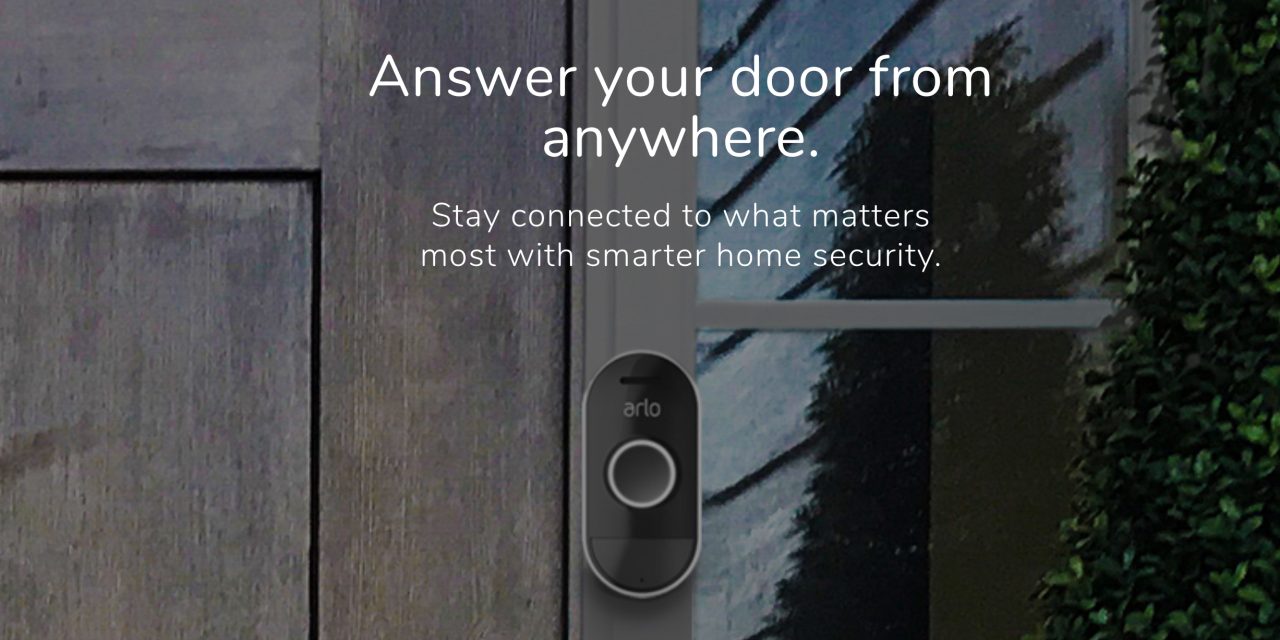 Arlo expands its home security lineup w/ smart wireless Audio Doorbell